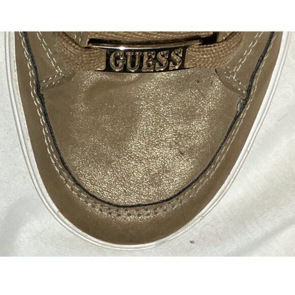 Guess Sneakers for Women, Golden High Top - Picture 6 of 10